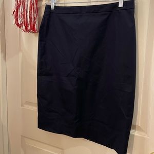 J.Crew outlet navy blue pencil skirt size 8
